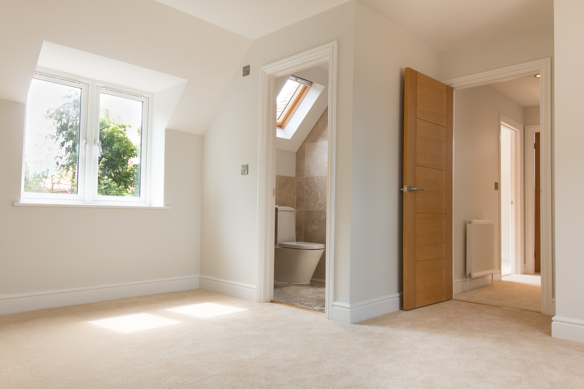 Master bedroom and ensuite
